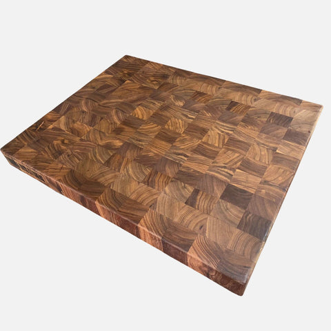 Virginia Boys Kitchens 20 x 16 Extra Large End Grain Walnut Wood Cutting Board Cutting Board