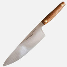 Virginia Boys Kitchens 8 Inch Stainless Steel Chef Knife with Walnut Handle Knife