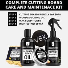 Virginia Boys Kitchens Complete Care Kit for Wood Cutting Boards wood care