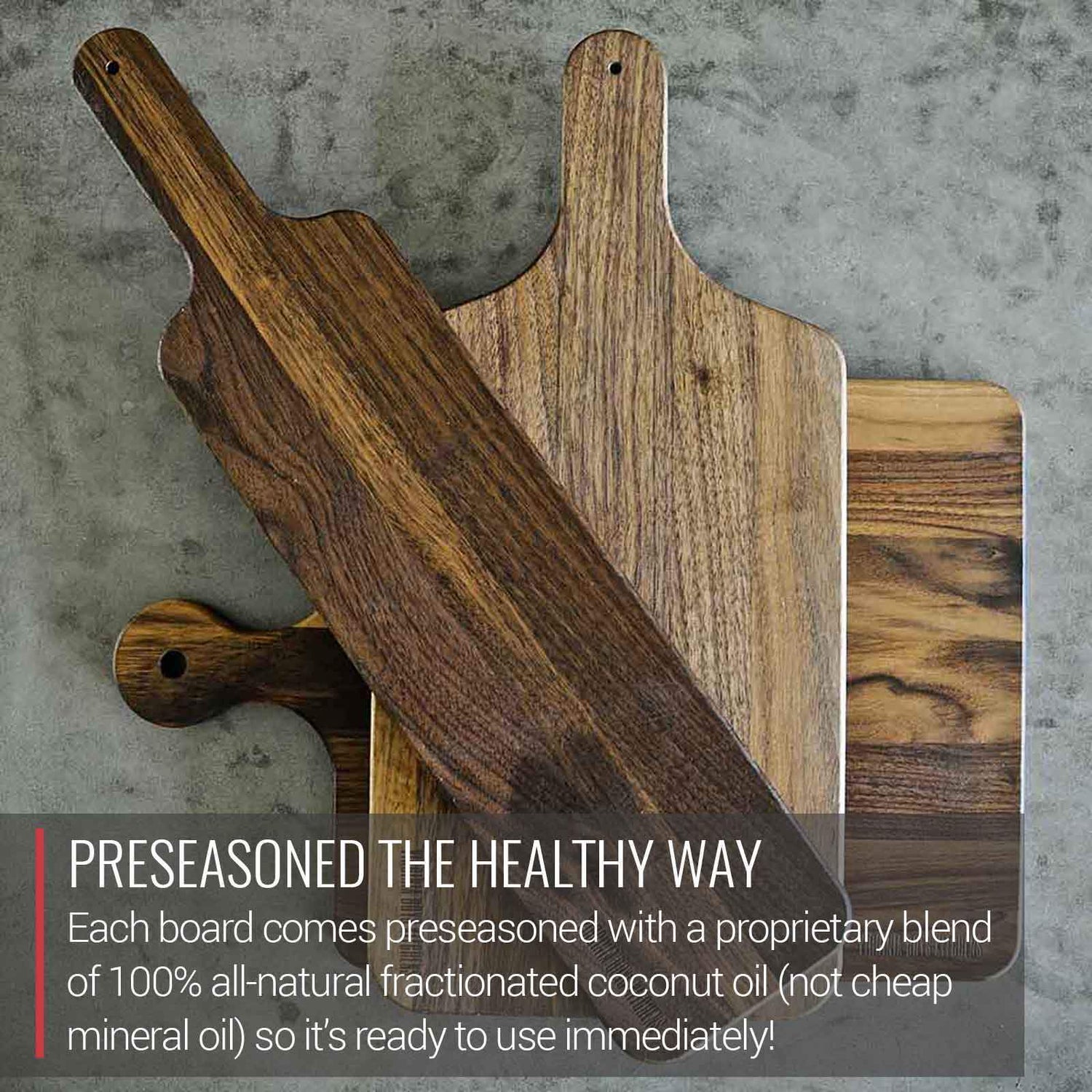 Virginia Boys Kitchens Cutting Board 4 x 20 Walnut Cutting Board and Bread Paddle with Handle