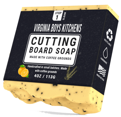 Virginia Boys Kitchens **NEW**! Clean & Care Kit for Wood Cutting Board - Oil & Wax & Spray & Soap Bar